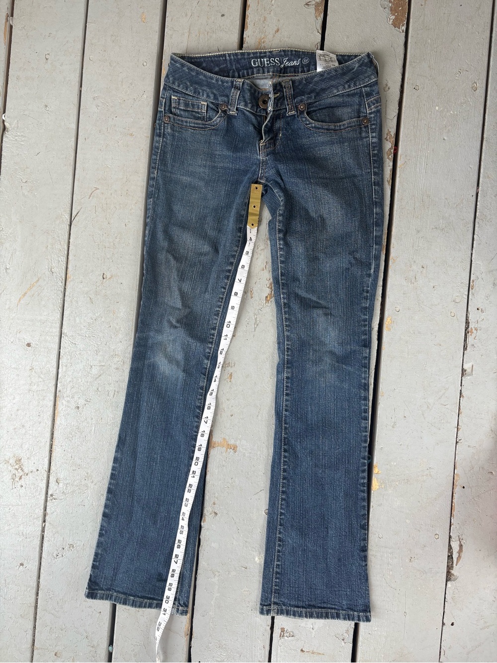 GUESS Women's Medium Blue Bootcut Jeans